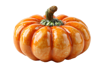 Halloween Pumpkin on white