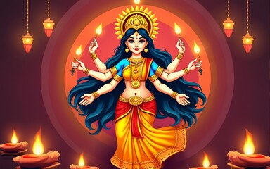 Navratri. High quality