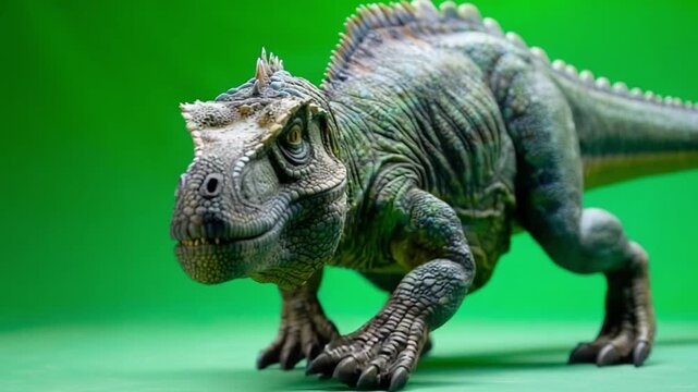 iguanodon standing calmly visible on green screen 4K Videos