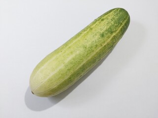 Whole Ripe Cucumber Ready for the Table