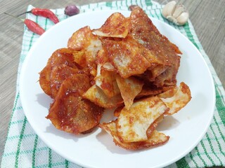 Spicy Balado Cassava Chips – A Taste of Indonesia