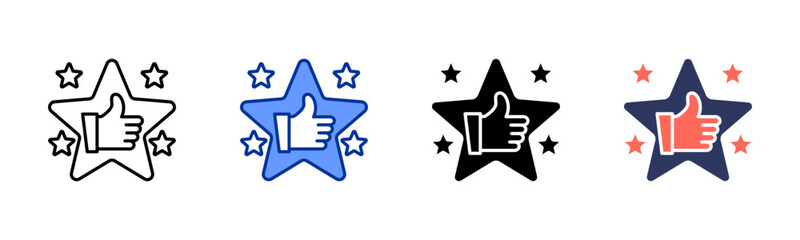 Review icon sheet multiple style collection