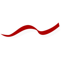 Indonesia Independence Ribbon Icon Vector
