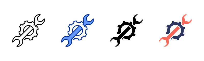 Equipment icon sheet multiple style collection