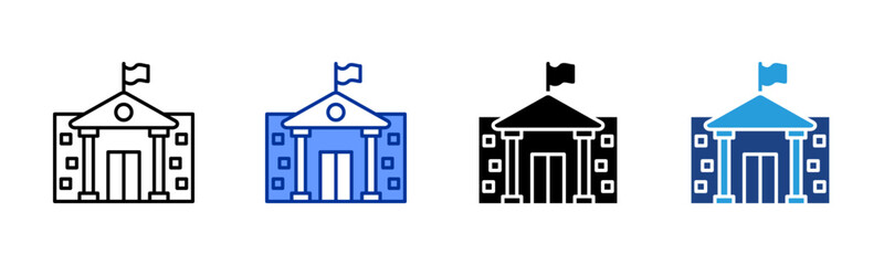 Embassy icon sheet multiple style collection