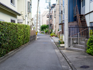 大阪府池田市の路地の風景
