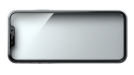 Modern Phone Design: Sleek smartphone showcases a minimalist design, offering a glimpse of the digital age, focus on technology, communication and connections.