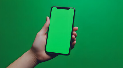 Green screen on a mobile phone