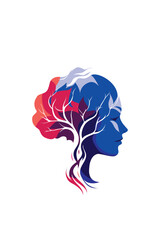 Relationship, Freedom, Head, Face, Consciousness, Mind, Brain, Thoughts, Man, Woman, Inner, Trauma, Knowledge, Head, Colorful, Vector, Artwork