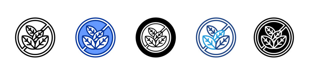 No Gmo  icon sheet multiple style collection