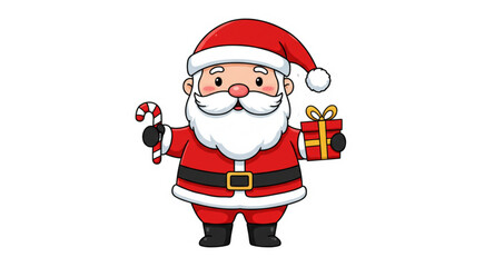 santa claus with gifts
