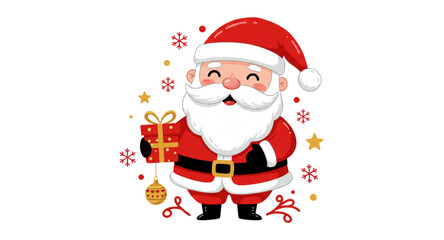 santa claus with gifts