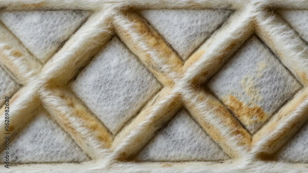 Aufkleber air filter technology and innovation concept, textured surface with diamond patterns and a neutral c