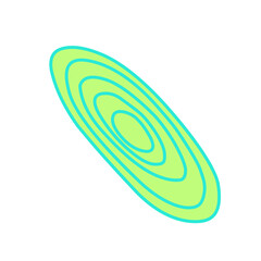 geometric y2k perspective line shape vector