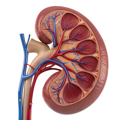 Detailed Kidney Illustration