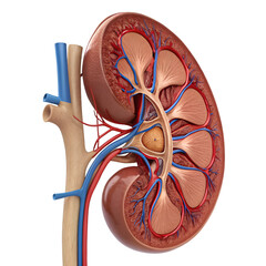 Anatomical Illustration of Kidney