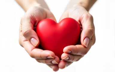 Hands holding heart world organ donation day 2024 transparent isolated background full hd 4k photo image picture png download. High quality