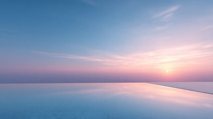 background of open space on rooftop glass floor