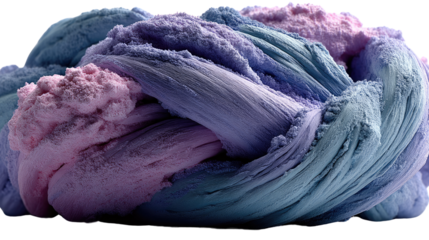 Cotton Candy Swirl: A close-up view of a delectable swirl of cotton candy, showcasing the intricate textures and vibrant colors of the sugary treat, inviting a sense of playfulness and indulgence.