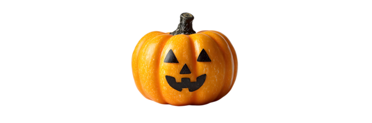 halloween pumpkin on white background