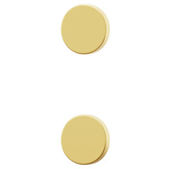 3D Gold Music Note Icon