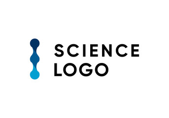 desain logo sains vektor