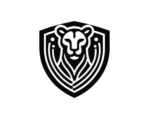 Cougar Logo Design Vector Illustration