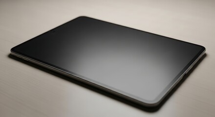 Sleek Modern Tablet Displayed on Clean Surface for Professional Use and Creativity