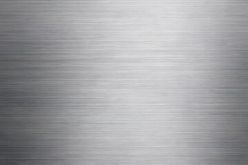 Brushed metal texture background in silver tone, featuring horizontal grain patterns and smooth surface, ideal for industrial design, manufacturing, and modern metallic applications

