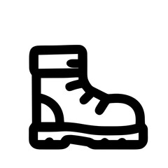 Hiking and Camping Line Icons Set