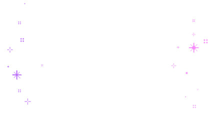 8bitレトロゲーム風パープルキラキラエフェクト素材