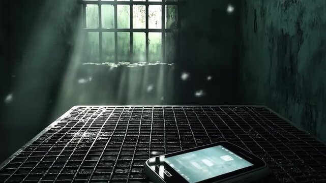 Lost Connection: Phone in Prison Cell, Hope in Digital Isolation
