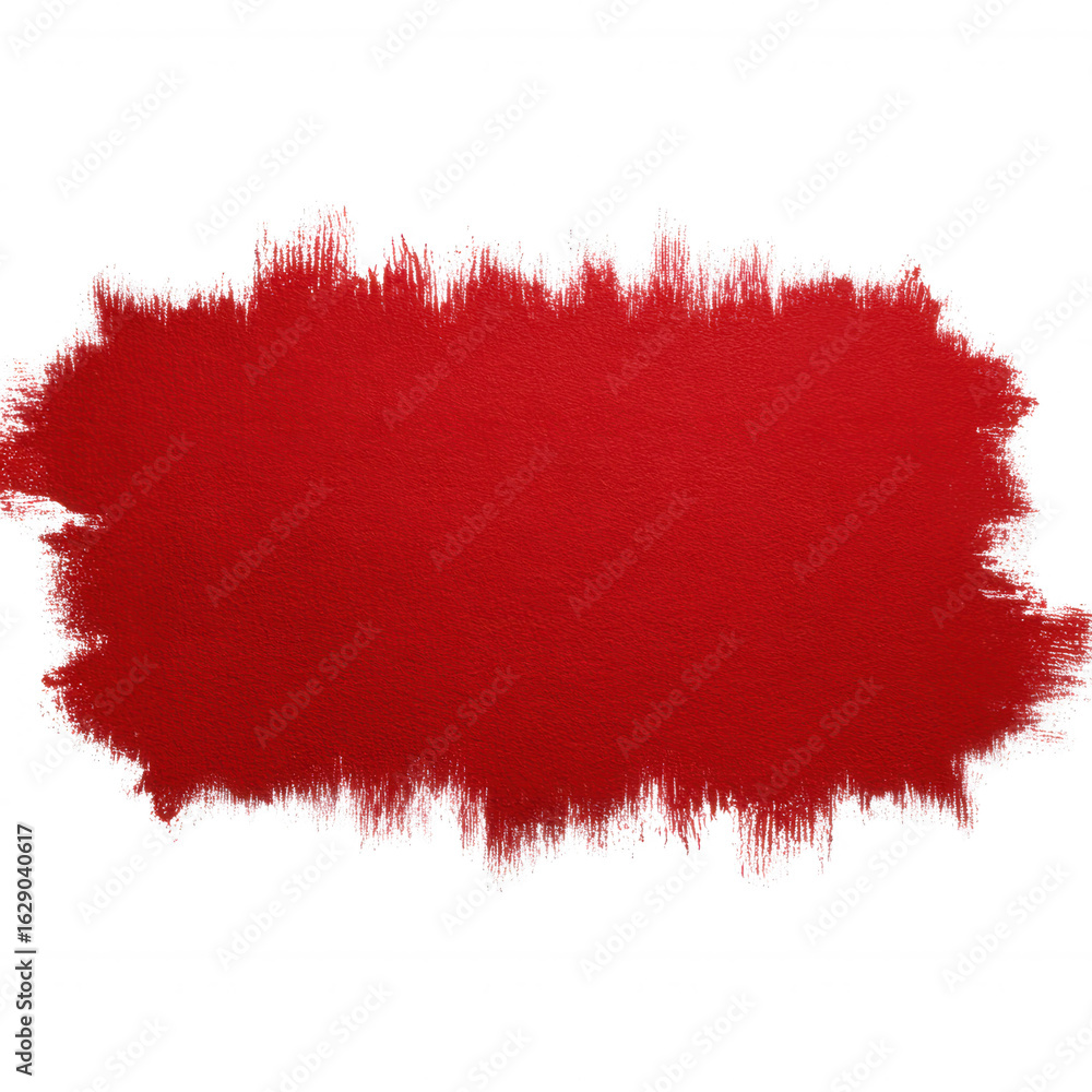 Poster vibrant red paint smear with a textured edge, perfect for backgrounds or artistic designs. ideal for