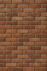 Seamless red brick wall texture with uniform pattern, showcasing rustic architectural design perfect for backgrounds, construction themes, and urban industrial aesthetics.

