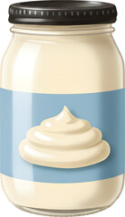 마요네즈 소스 일러스트 : Mayonnaise Sauce Illustration