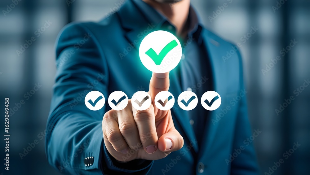 Fototapete quality management with quality assurance or qa and quality control or qc and improvement. standardi