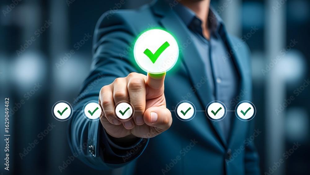 Poster quality management with quality assurance or qa and quality control or qc and improvement. standardi