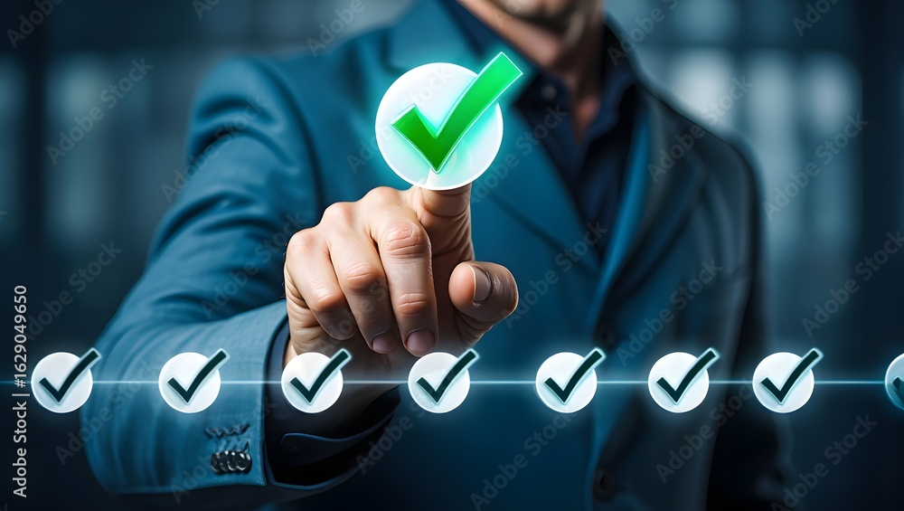 Poster quality management with quality assurance or qa and quality control or qc and improvement. standardi