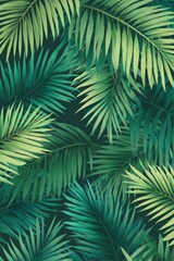 Tropical foliage pattern
