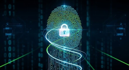 Fingerprint identification security concept for access protection and privacy safety