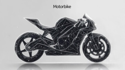 Abstract motorcycle design