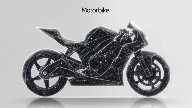 Abstract motorcycle design