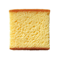 Enjoy a slice of fluffy sponge cake, a delicious sweet treat perfect for any celebration or simple indulgence, showcasing its airy texture and golden crust.