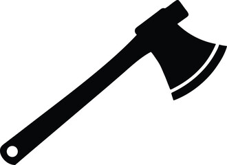 tactical hatchet vector icon.