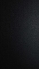 Black Flat Grain Leather Texture Abstract Dark Plain Background