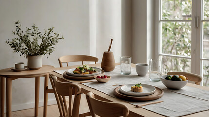 Rustic Floral Arrangement with Autumn Tones in Warm Lighting