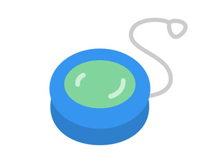 ホビーの、ヨーヨーのアイコンのイラスト