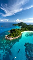 Fototapeta premium Tropical Islands Aerial View