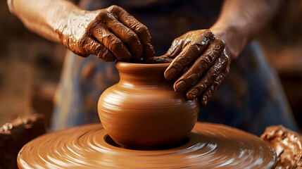 hands of a potter
