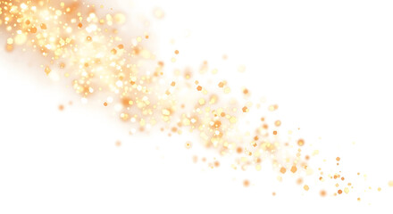 Abstract Gold and Lime Green Ink Splatter Design Element for Print or Web, PNG
